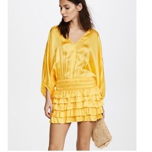 Saylor Tasha Mini Dress in Yellow